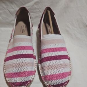 Cole Haan Women's Striped Pink Espadrilles